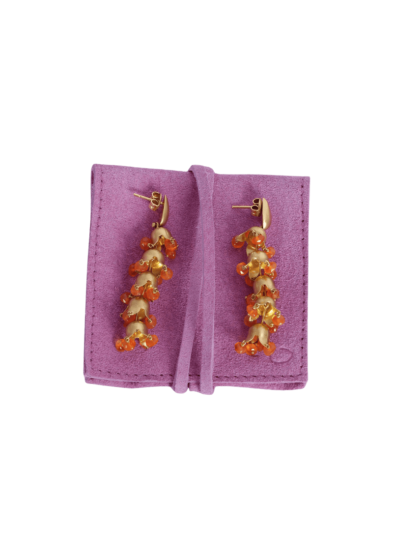 CARNELIAN 18K EARRINGS