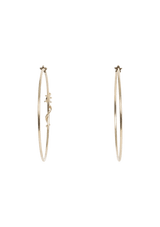 LIZARD HOOPS 18K DIAMOND EARRINGS