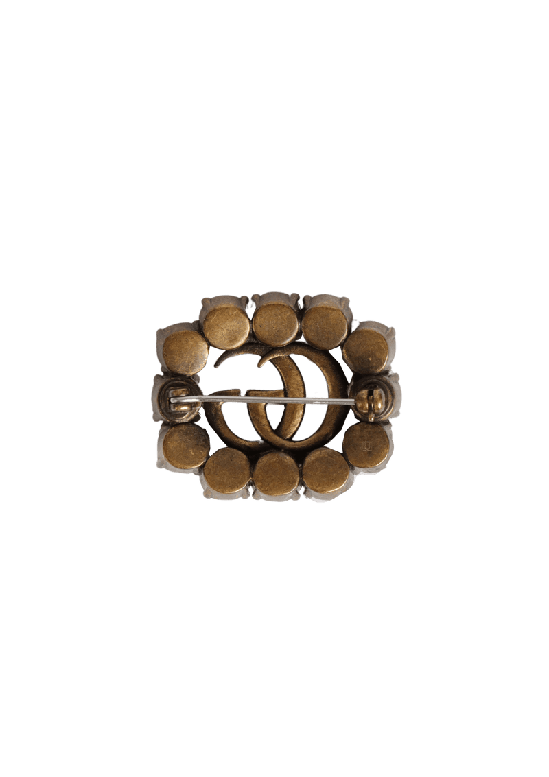 DOUBLE G BROOCH