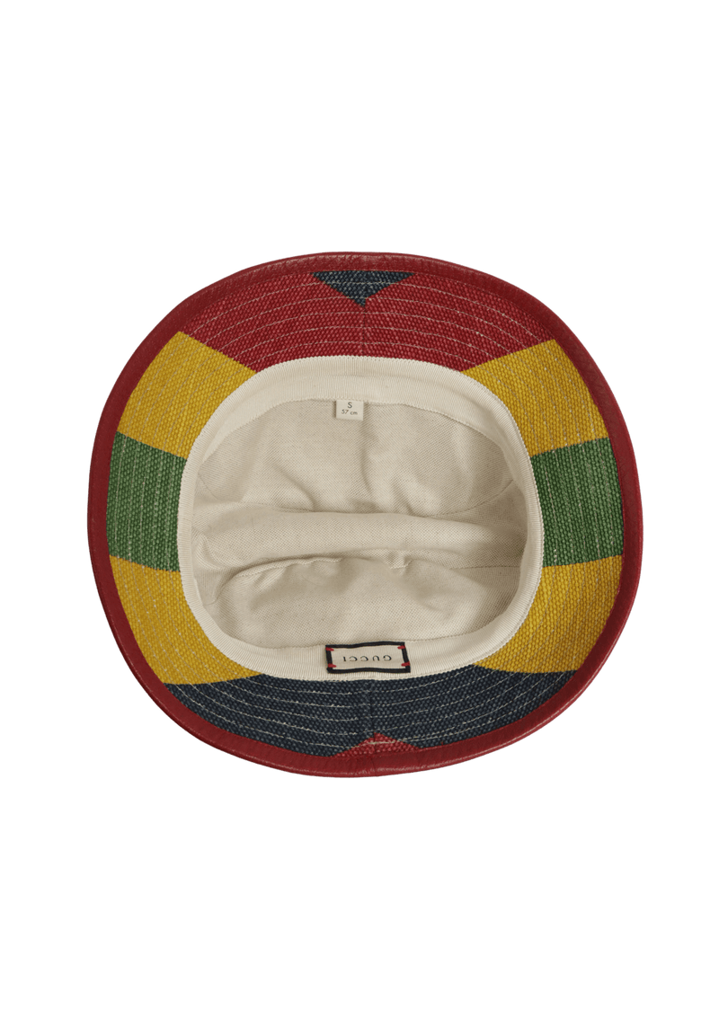 BAIADERA STRIPED CANVAS BUCKET HAT P