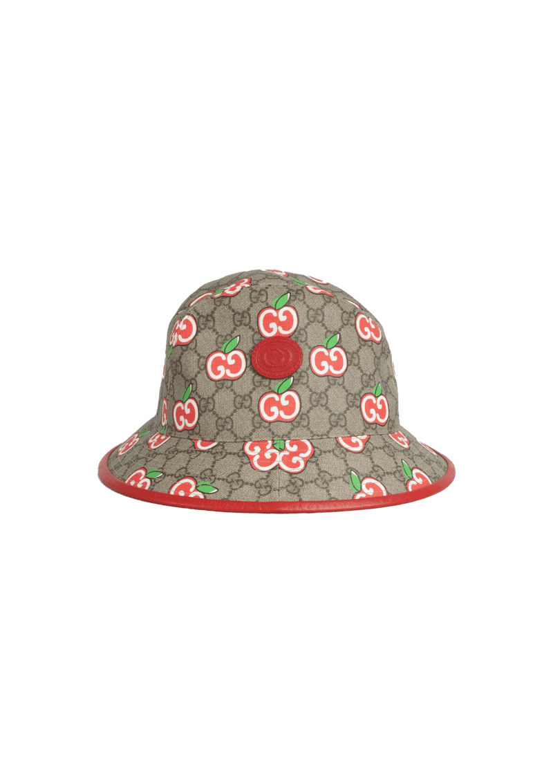 GG SUPREME APPLE PRINT BUCKET HAT