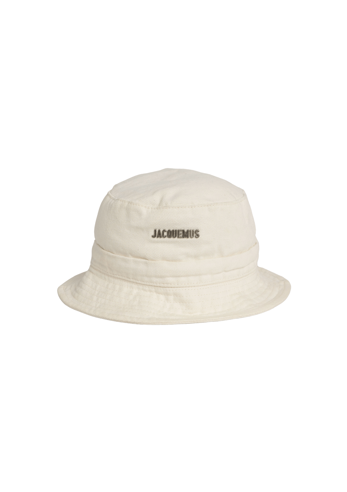 BUCKET JACQUEMUS LE BOB GADJO LOGO BUCKET HAT OFF WHITE ORIGINAL