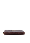 CROCODILE EMBOSSED ZIP WALLET