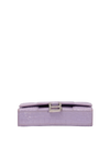HOURGLASS WALLET ON CHAIN CROCODILE EMBOSSED
