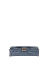 DENIM HOURGLASS WALLET ON CHAIN