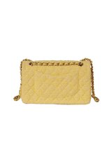 MEDIUM CLASSIC DOUBLE FLAP TWEED