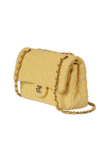 MEDIUM CLASSIC DOUBLE FLAP TWEED