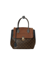 OSTRICH & PYTHON MONOGRAM MAJESTUEUX MM