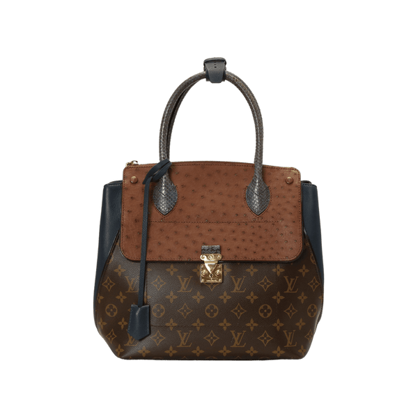 Louis Vuitton Ostrich & Python Majestueux mm