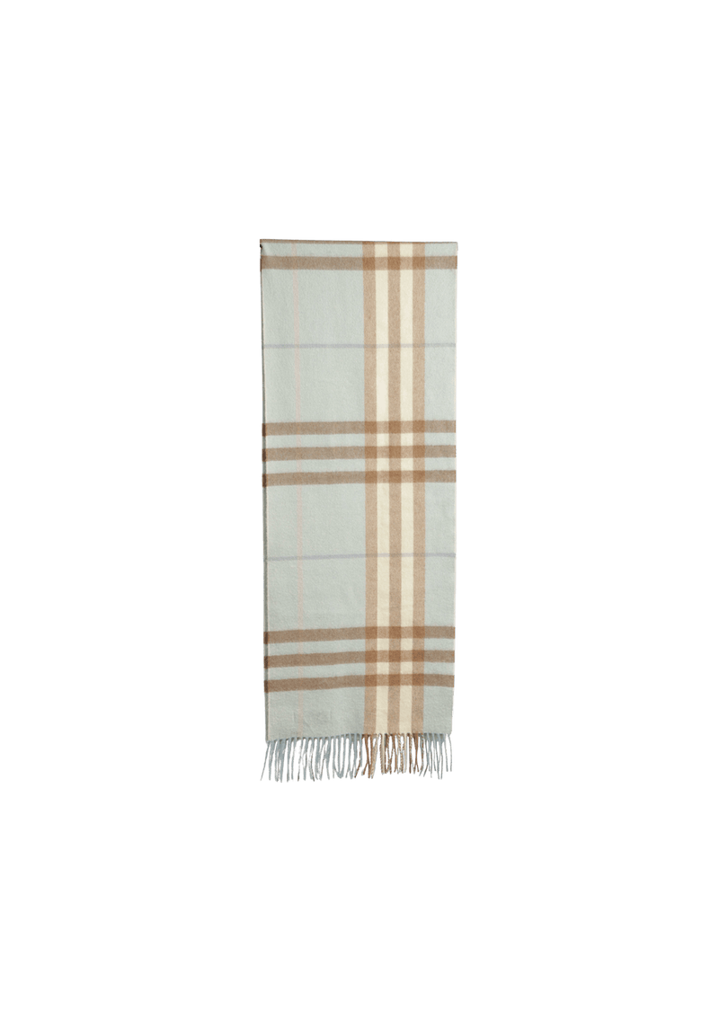 CASHMERE CHECK SCARF