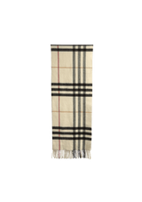 CASHMERE CHECK SCARF