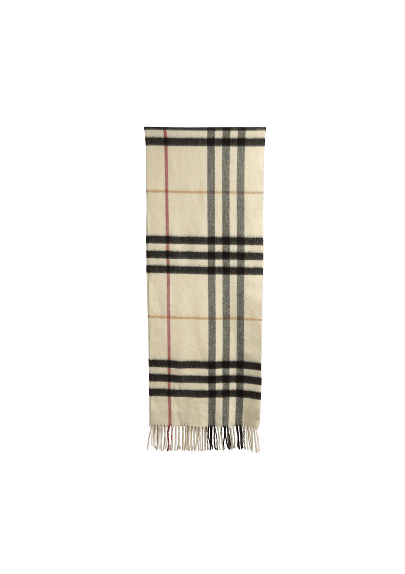 CASHMERE CHECK SCARF