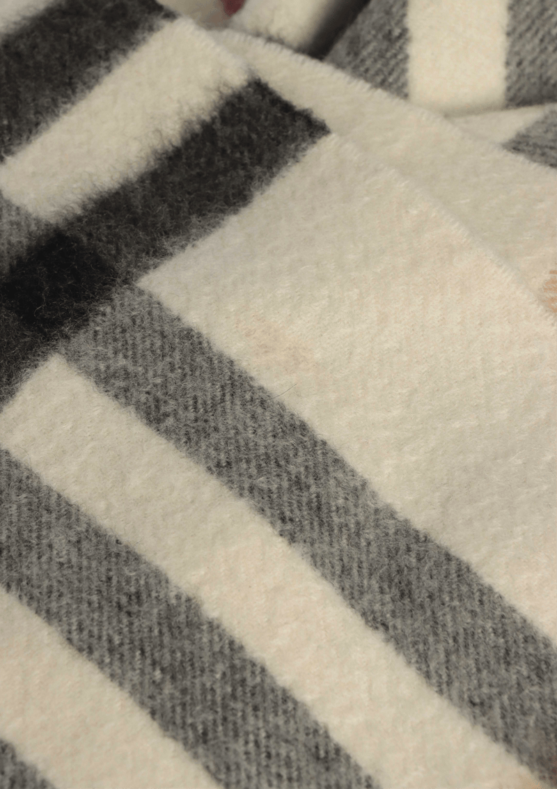 CASHMERE CHECK SCARF