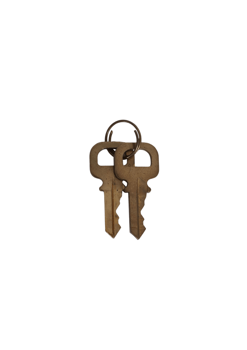 BRASS LOCK AND KEY SET