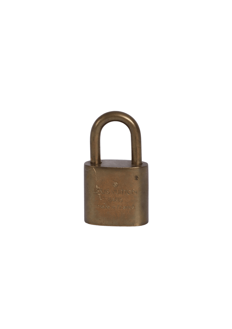 CADEADO E CHAVES LOUIS VUITTON BRASS LOCK AND KEY SET DOURADO