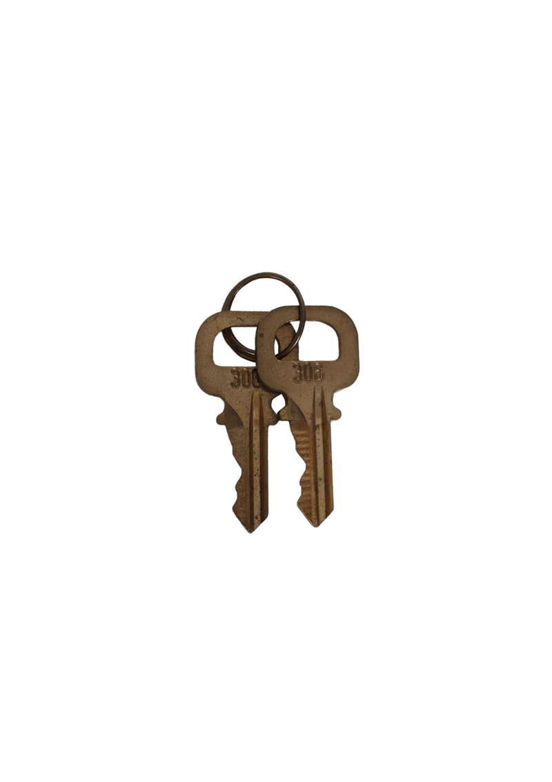 BRASS LOCK AND KEY SET