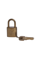 BRASS LOCK AND KEY SET