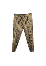 PRINTED METALLIC PANTS 48