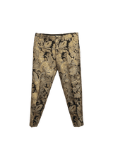 PRINTED METALLIC PANTS 48