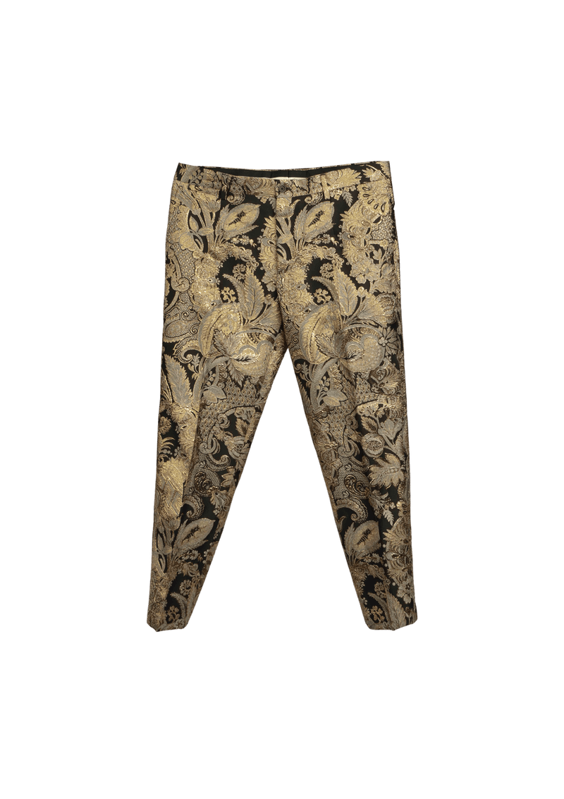 PRINTED METALLIC PANTS 48