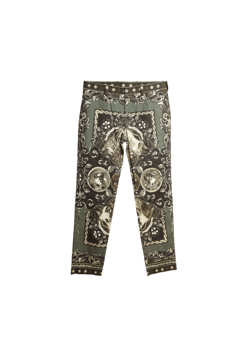 TEATRO DEI PUPI PRINT PANTS 46