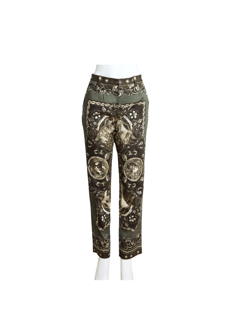 TEATRO DEI PUPI PRINT PANTS 46