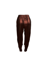 METALLIC JOGGER PANTS 38