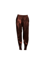 METALLIC JOGGER PANTS 38