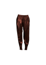 METALLIC JOGGER PANTS 38