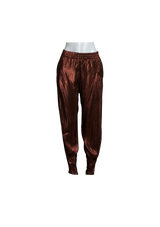 METALLIC JOGGER PANTS 38