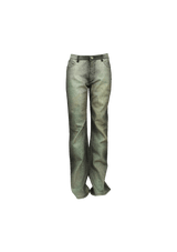 STONE WASHED DENIM PANTS G