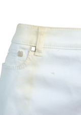 WHITE DENIM PANTS 42