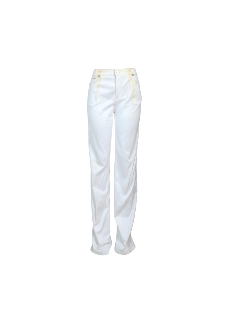 WHITE DENIM PANTS 42