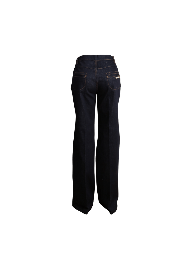 WIDE LEG DENIM PANTS 40