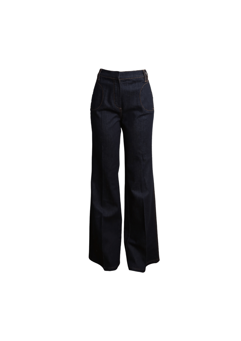 WIDE LEG DENIM PANTS 40