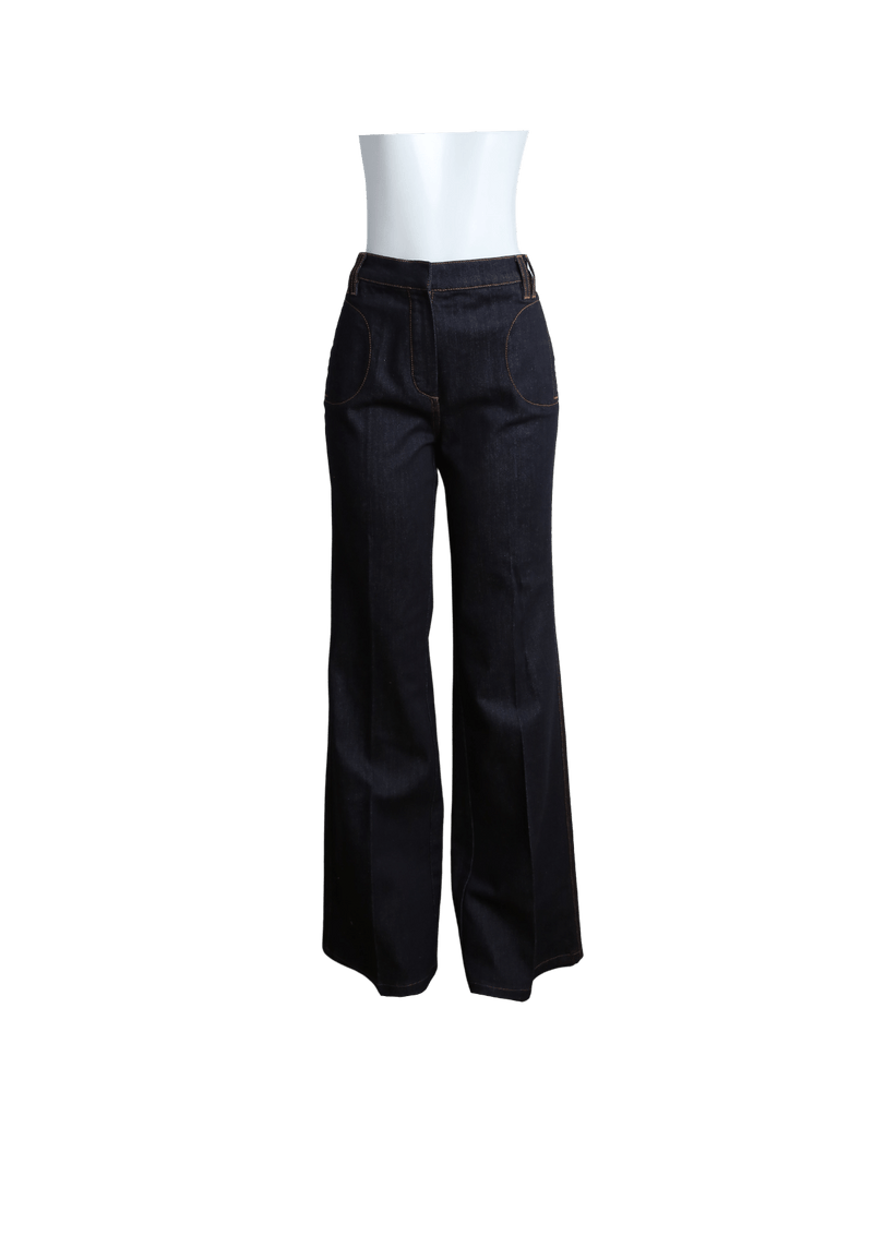 WIDE LEG DENIM PANTS 40