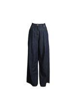 WIDE LEG DENIM PANTS 40