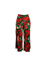 FLORAL PRINT PANTS 44