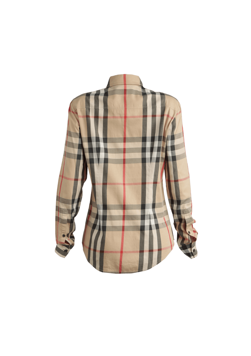 HOUSE CHECK LONG SLEEVE SHIRT P