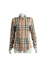 HOUSE CHECK LONG SLEEVE SHIRT P