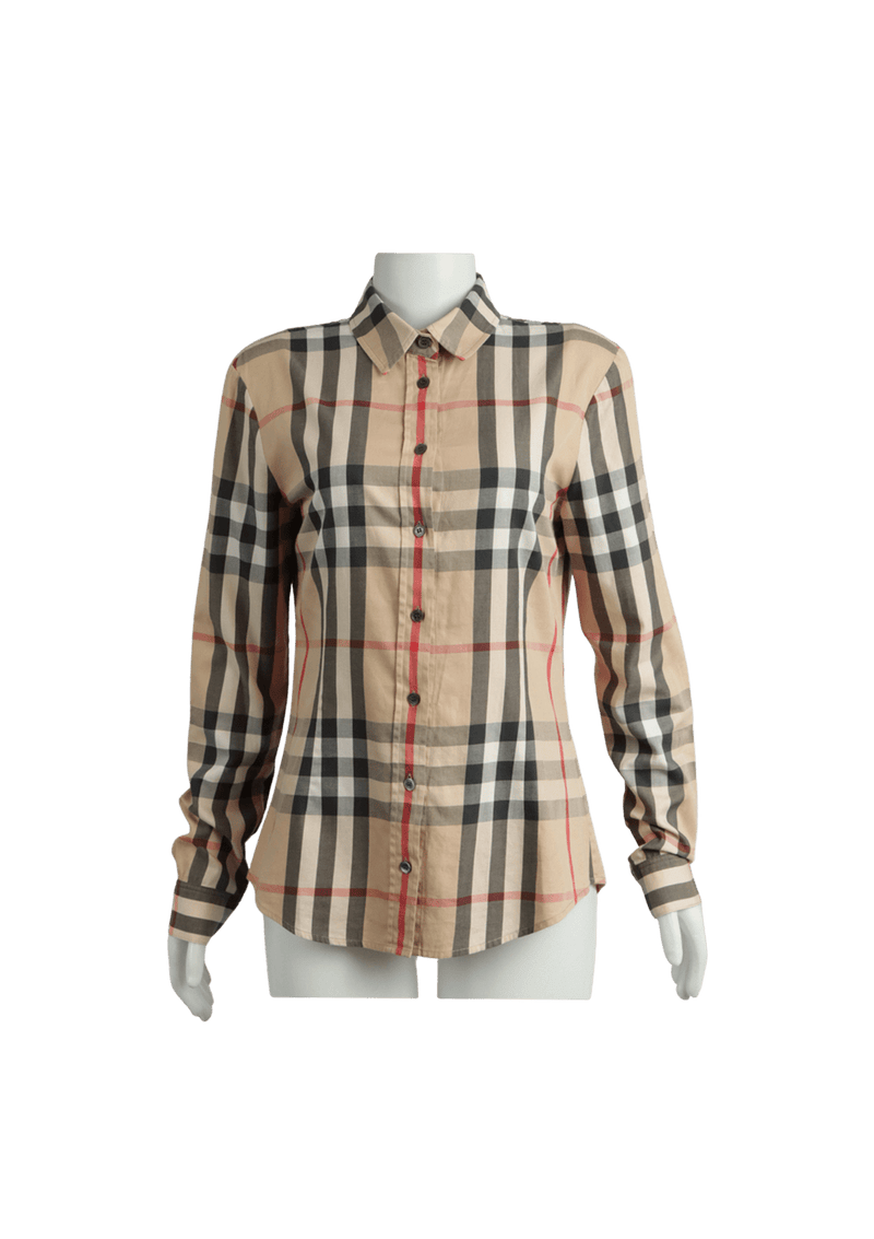 HOUSE CHECK LONG SLEEVE SHIRT P