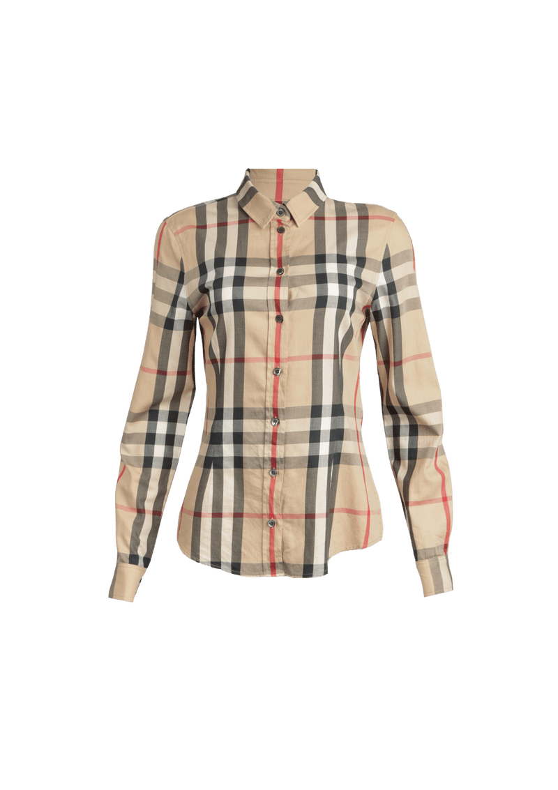 HOUSE CHECK LONG SLEEVE SHIRT  PP