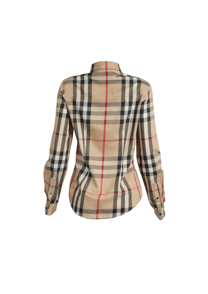 HOUSE CHECK LONG SLEEVE SHIRT  PP