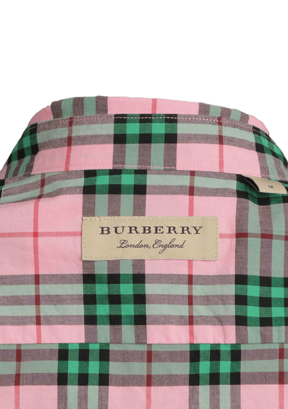 CAMISA BURBERRY VINTAGE CHECK SHIRT M ROSA ORIGINAL – Gringa
