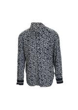 NAVY PRINT SHIRT 38