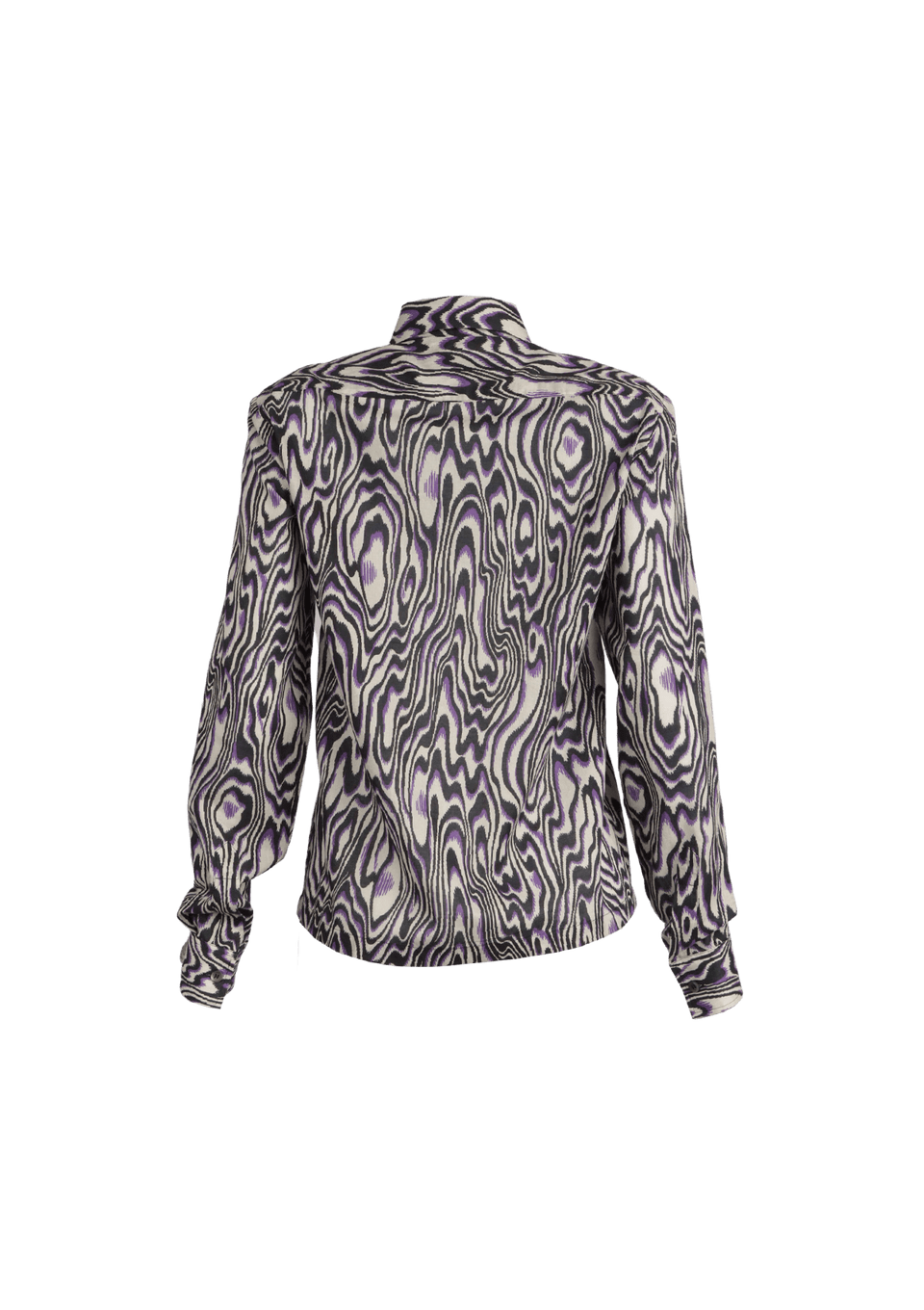 トップス dries van noten size34 CAMISA DRIES VAN NOTEN LONG SLEEVE SHIRT 34 ROXO ORIGINAL – Gringa