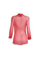 SILK RUFFLED BLOUSE P