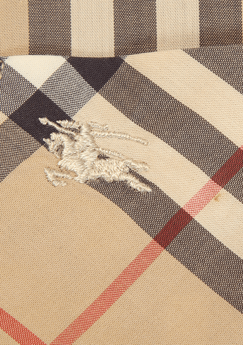 CAMISA INFANTIL BURBERRY HOUSE CHECK SHIRT MARROM 12Y ORIGINAL