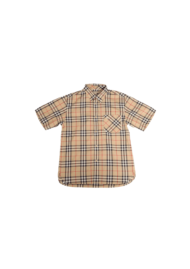 Burberry camisa infantil hot sale