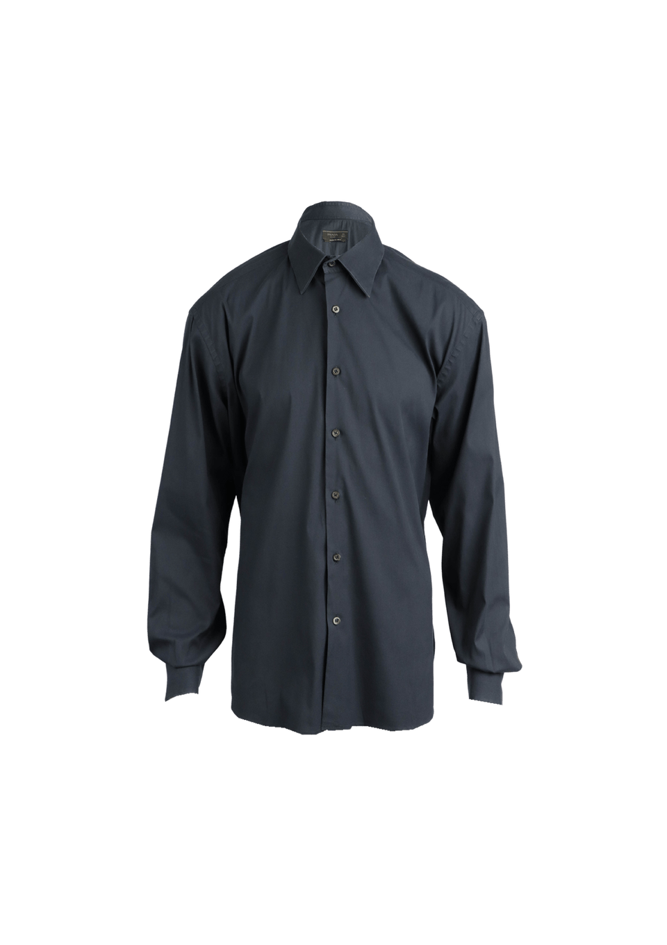 CAMISA PRADA LONG SLEEVE SHIRT P AZUL ORIGINAL – Gringa